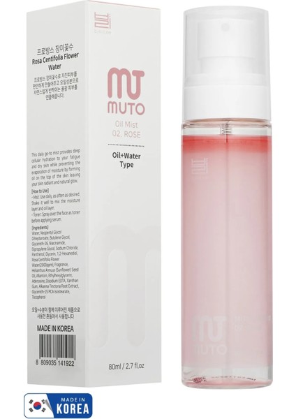 Byeolee Muto Centifolia Gül Özlü Niacinamide Aydınlatıcı&gençleştirici,koruyucu Mist Sprey 80 ml