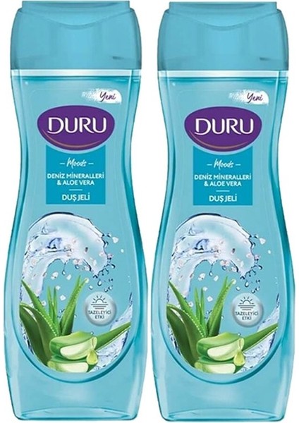 Moods Duş Jeli Deniz Mineralleri & Aloe Vera 450 ml 2 Adet
