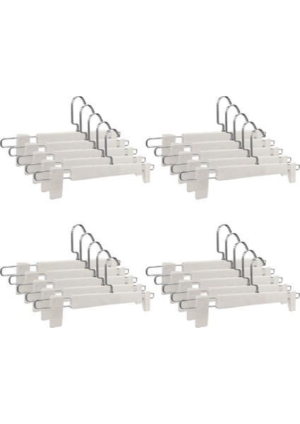Abs Plastik 20 Adet Yüksek Kalite 30 cm Pantolon Askısı Etek Askısı Mandallı Askı modelleri