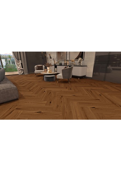 Organic Lamine Parke WH160 Oak Soliera Balıksırtı Retro Class 13X190X720 1 Paket 1.555 M²