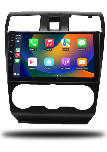 Subaru Forester Android Carplay Multimedya 2013-2015 4lü Tek 4gb Ram + 64GB Hafıza + 8 Çekirdek
