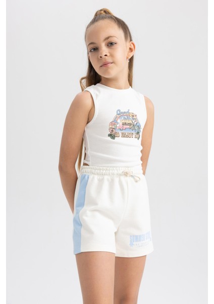 Kız Çocuk Baskılı Şort modelleri