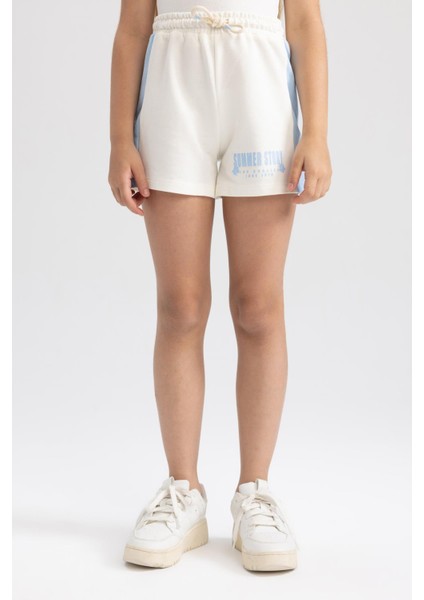 Kız Çocuk Baskılı Şort