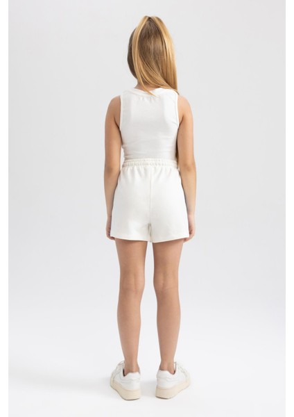 Kız Çocuk Baskılı Şort