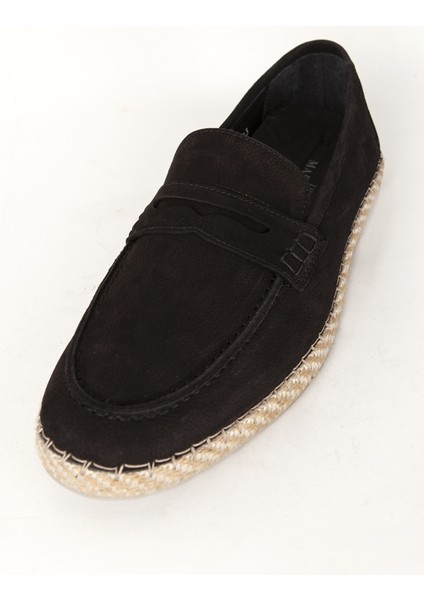 17403 Gerçek Nubuk Deri Erkek Loafer Ayakkabı