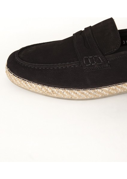 17403 Gerçek Nubuk Deri Erkek Loafer Ayakkabı