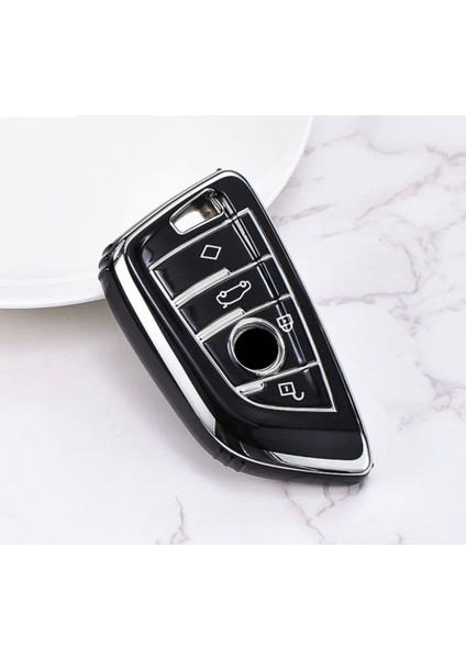 Bmw G02 Parlak Siyah Anahtar Kılıfı