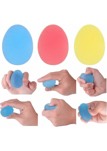 El Egzersiz Topu Yumurta Top Sarı (En Hafif) modelleri