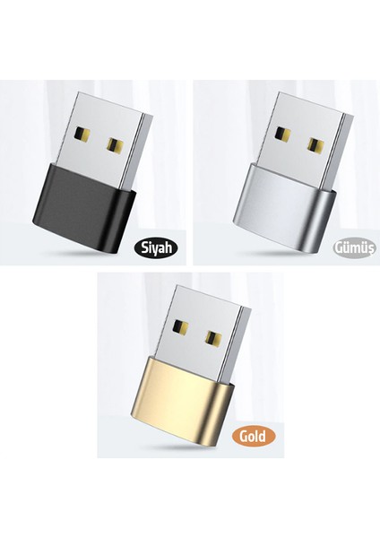 Ally USB To Type-C Dişi Çevirici Dönüştürücü Adaptör