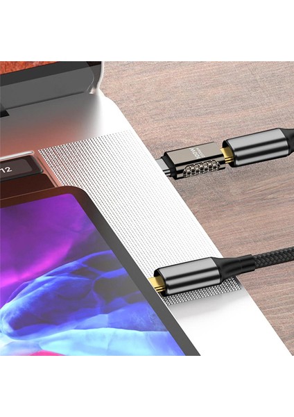 Ally 100W 20GBPS Düz Model Type-C Uzatma Adaptörü Type-C Çevirici