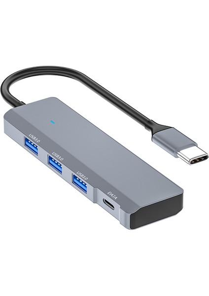 Ally ADS-309C 4in1 Type-C To USB + Type-C Hub Adaptör Çevirici Dönüştürücü Çoğaltıcı