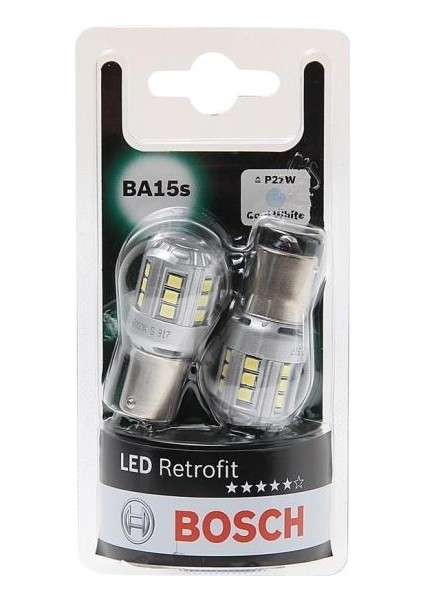 Ampul LED Retrofit 12V P21W 1W BA15S 4000K Bosch 1987301518