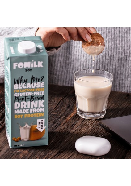 Soya Sütü 1 L X4 Glutensiz Bitkisel Bazlı Laktozsuz Vegan fırsatları