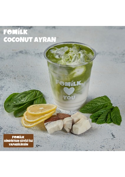 Hindistan Cevizi Sütü 1 L X4 Glutensiz Bitkisel Bazlı Laktozsuz Vegan