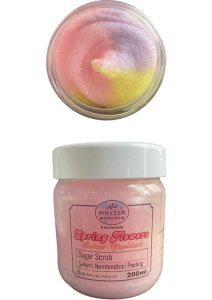 Bahar Çiçekleri Aromalı Vücut Peeling/ Spring Flowers Sugar SCRUB(200ML)