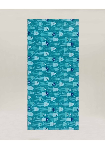 Jelly Fısh Plaj Havlusu 75 x 150 Renkli