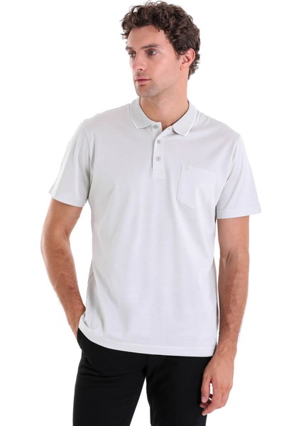 Kemik Ozp 112302  Kls. Cepli Polo Yaka Merserize T-Shirt (S-Xxl)