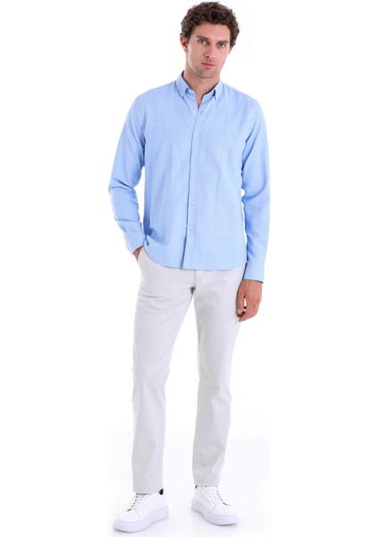 A. Mavi Comfort Fit Uzun Kol Düz Oxford Pamuklu Casual Gömlek fırsatları