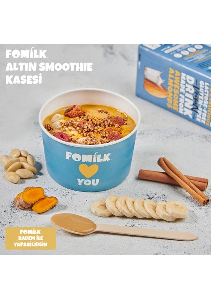 Badem Sütü 1 L X12 Glutensiz Bitkisel Bazlı Laktozsuz Vegan