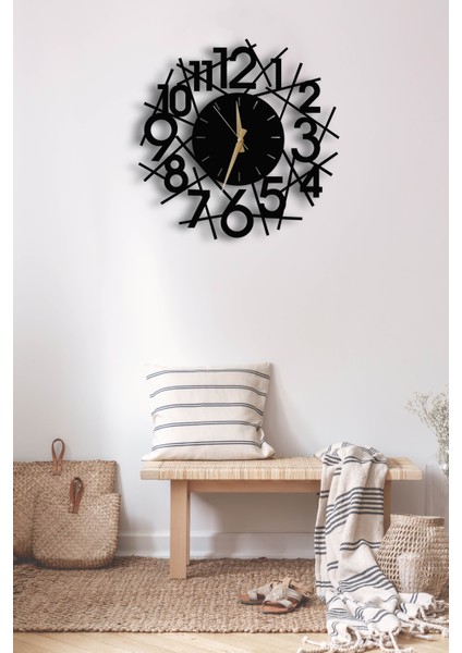 Dekoratif Duvar Saati 50X50CM + Kuş Tablo modelleri