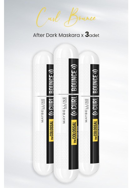 Maskara Curl Bounce After Dark x 3 Adet