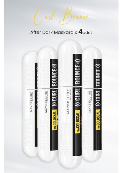 Maskara Curl Bounce After Dark x 4 Adet