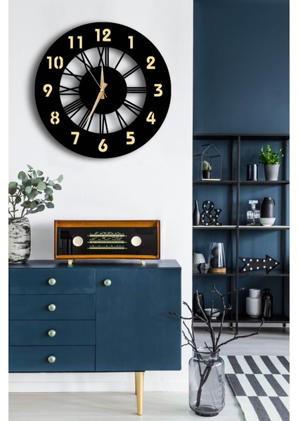 Dekoratif Aynalı Duvar Saati 50X50CM + Kuşlu Tablo fırsatları