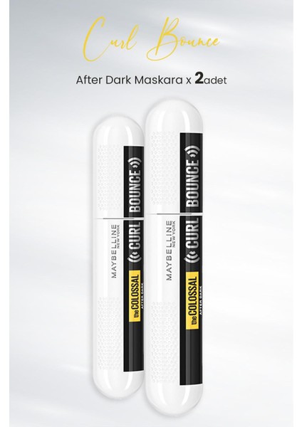 Maskara Curl Bounce After Dark x 2 Adet