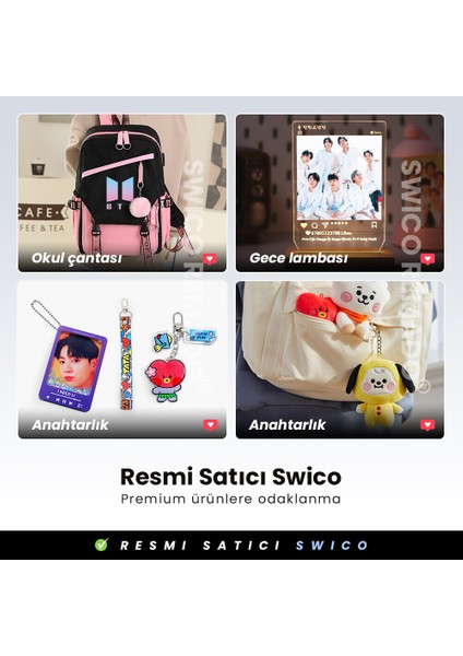 Swico Remado BT21 Cooky Sevimli Karikatür Peluş Oyuncak (Yurt Dışından)