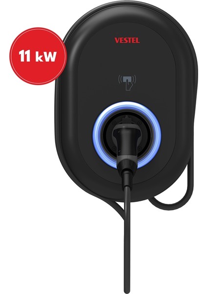 Elektrikli Araç Şarj Istasyonu EVC04 11KW Kablolu