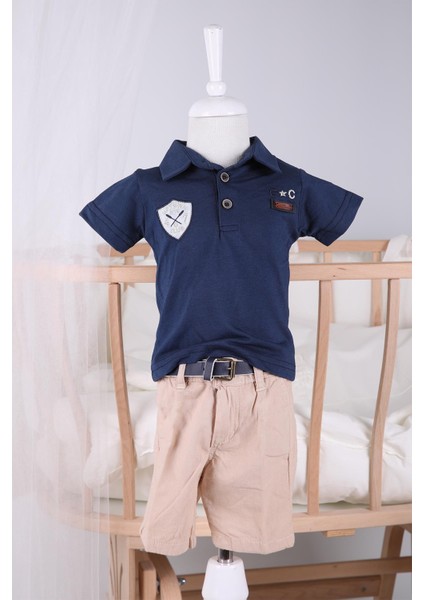 Babyhola Tshirt Kot Şort Erkek Yazlık Takım 2061