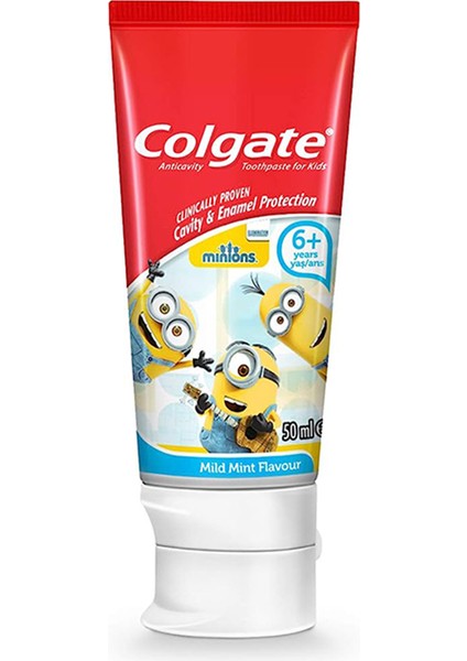 Minions 6 Yaş+ Çocuk Diş Macunu 50 ml