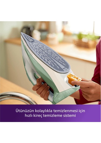 DST7012/70 7000 Serisi Buharlı Ütü Çöl Yeşili Gri