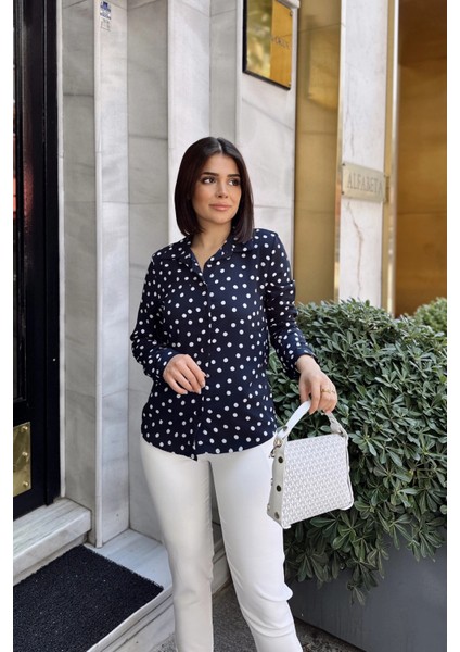 Laci Klasik Yaka, Uzun Kol, Digital Baskılı Kumaş, Regular Kalıp/kesim, Gömlek modelleri