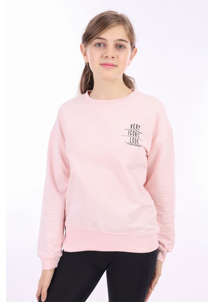 Toontoy Kız Çocuk Baskılı Sweatshirt