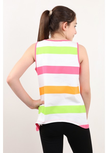 Toontoy Kız Çocuk Atlet Taş Işlemeli Baskılı fiyatları