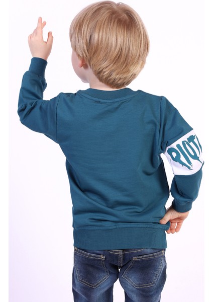 Toontoy Erkek Çocuk Ön ve Kol Baskılı Sweatshirt fiyatları