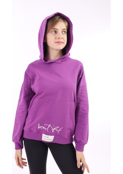 Toontoy Kız Çocuk Nakışlı Sweatshirt