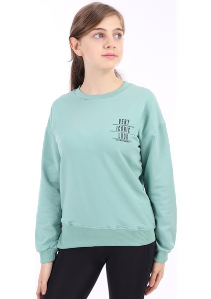 Toontoy Kız Çocuk Baskılı Sweatshirt