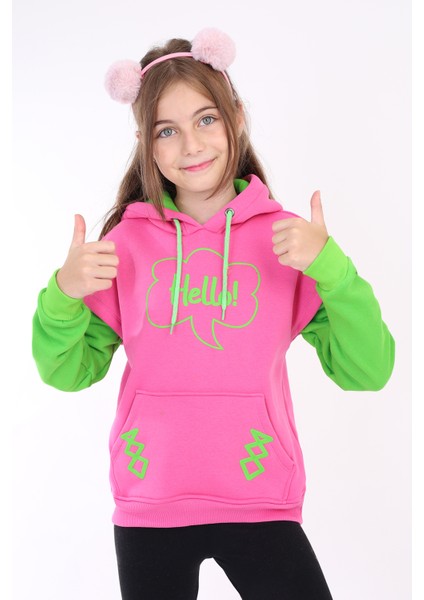 Toontoy Kız Çocuk Baskılı Sweatshirt