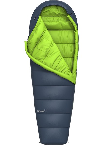 Bivak 240 Uyku Tulumu - Sol Midnight Navy/lime Green