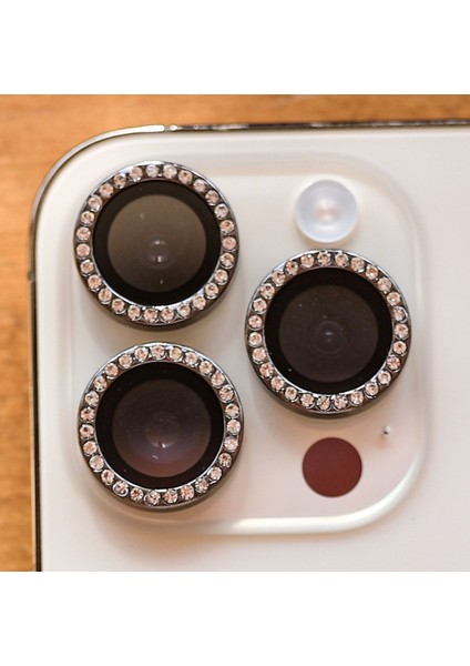 Iphone 13 Pro / 13 Pro Max Swarovski Taşlı Kamera Lens Koruyucu