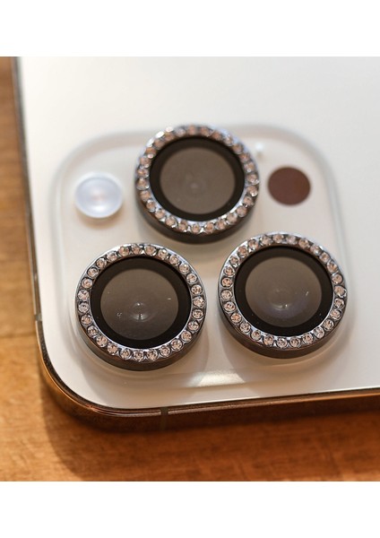 Iphone 13 Pro / 13 Pro Max Swarovski Taşlı Kamera Lens Koruyucu