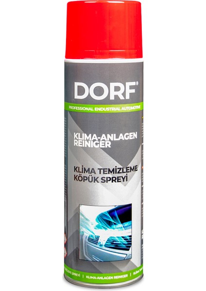 Klima Temizleme Köpük Spreyi Dezenfekte Köpük 500ML Hortumlu Made In Germany