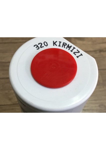 400ML Tampon Boyası Parlak Kırmızı Sprey Boya Akrilik