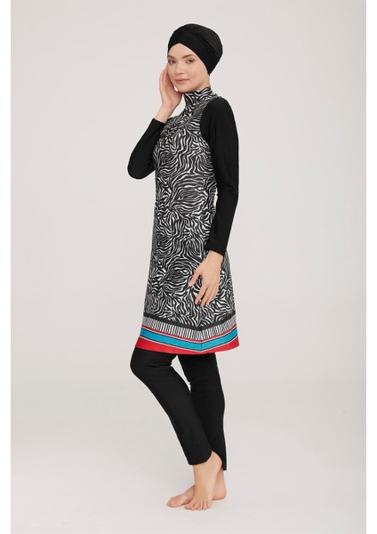 Adesea Kadın Uzun Kollu Likralı Tam Kapalı Tesettür Mayo fiyatları