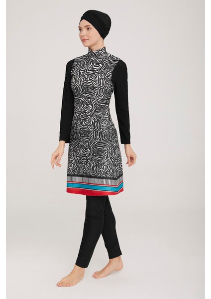 Adesea Kadın Uzun Kollu Likralı Tam Kapalı Tesettür Mayo modelleri