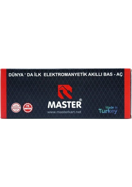 Master Akıllı Bas Aç 220 V Kumandasız Gümüş