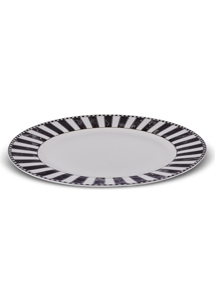 Damalı Porselen Servis Tabağı 27 cm fiyatları