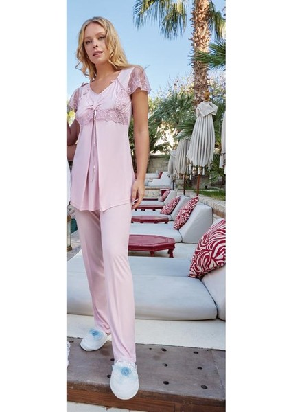 5403 Kadın Yazlık Lohusa Pijama Takım